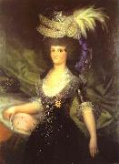 Francisco Jose de Goya Queen Maria Luisa oil painting on canvas